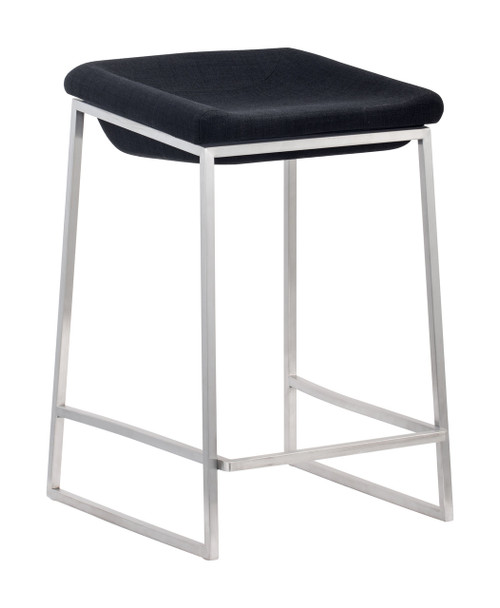 Lids Counter Stool (set Of 2) Dark Gray