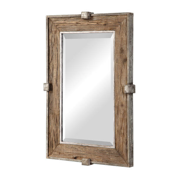 Uttermost Siringo Weathered Wood Mirror