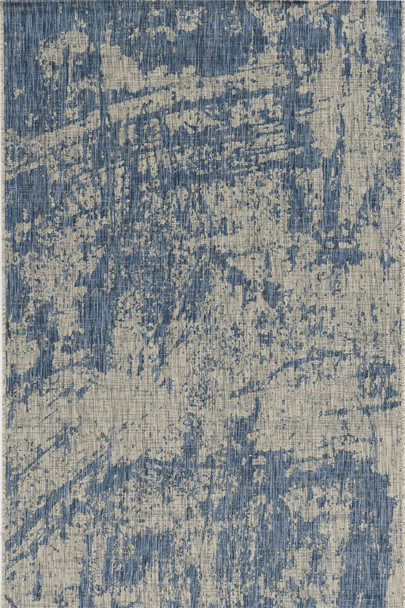 KAS Rugs Provo 5760 Grey/denim Strokes Machine-woven Area Rugs