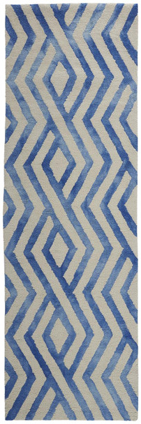 Feizy R8058BLU Camila Hand Tufted Blue Area Rugs