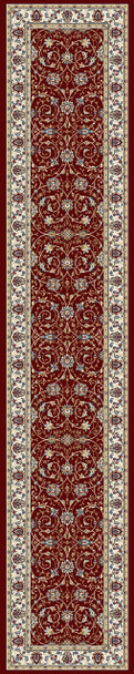 Dynamic Ancient Garden Machine-made 57120 Red/ivory Area Rugs