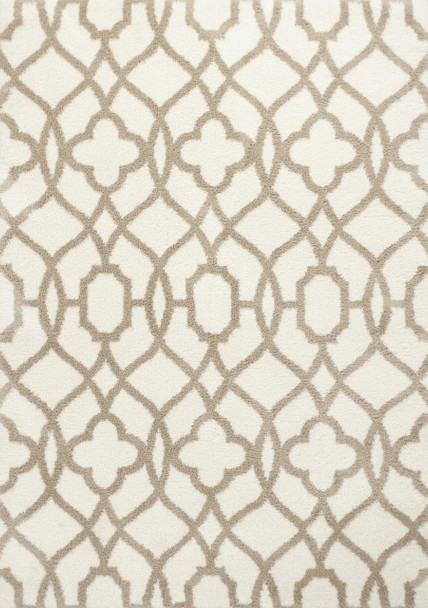 KAS Rugs Oasis 1652 Ivory/beige Ironwork Machine-woven Area Rugs