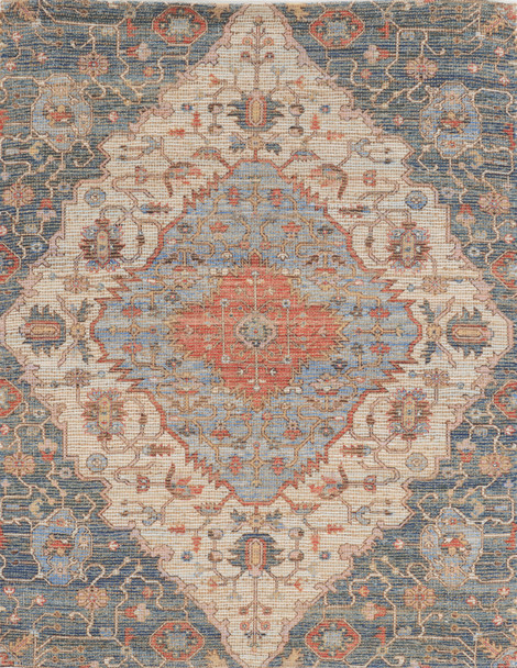 KAS Rugs Morris 2223 Blue/red Gramercy Hand-woven Area Rugs