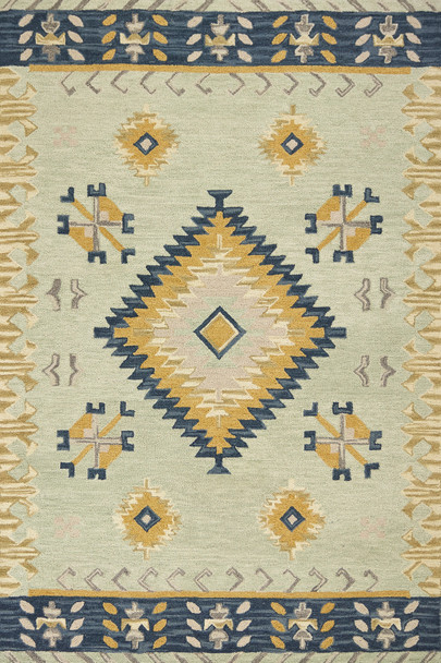 KAS Rugs Lisbon 2906 Mint Sedona Hand-hooked Area Rugs