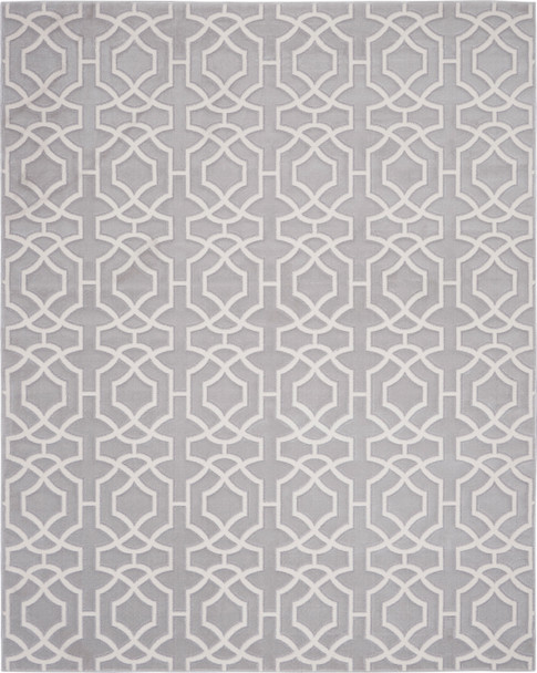 Inspire Me! Home Décor Imhdr Joli Imhr2 Grey White Area Rug - 8'6" X 11'6" Rectangle