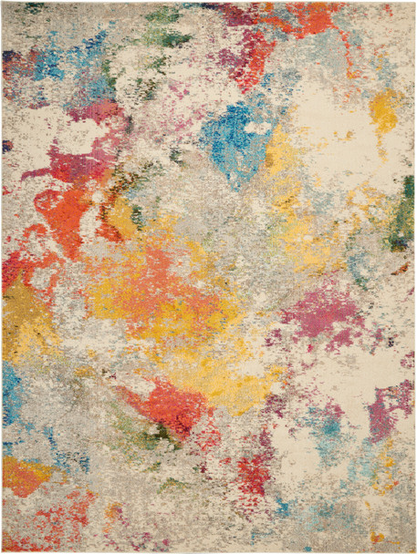 Nourison Celestial Ces12 Ivory/multicolor Area Rugs