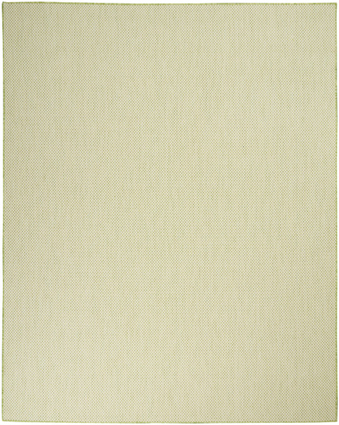 Nourison Courtyard Cou01 Ivory Green Area Rugs