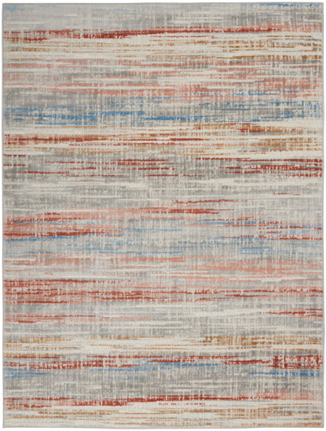 Nourison Elation Etn01 Ivory Multicolor Area Rugs