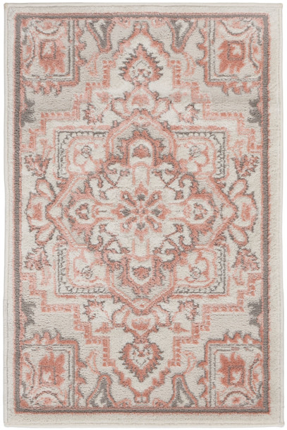 Nourison Elation Etn10 Ivory Brick Area Rugs