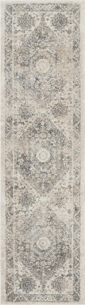 Nourison Fusion Fss11 Cream/grey Area Rugs