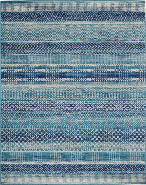 Nourison Passion Psn26 Navy Blue Area Rugs