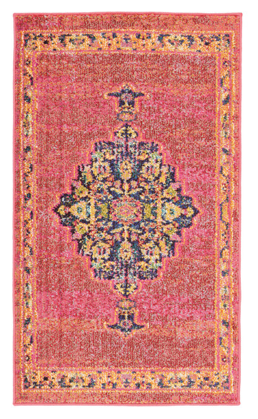 Nourison Passionate Pst01 Pink/flame Area Rugs