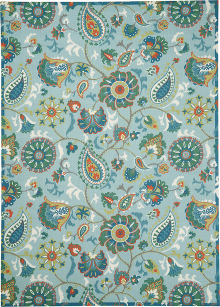 Waverly Sun N' Shade Snd73 Light Blue Area Rugs