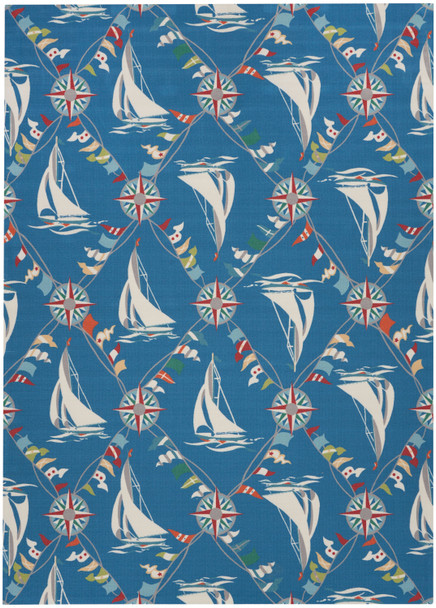 Waverly Sun N' Shade Snd89 Navy Area Rugs