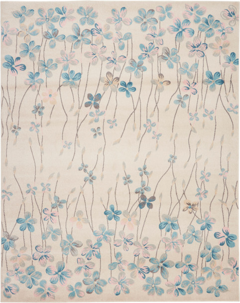 Nourison Tranquil Tra04 Ivory Area Rugs