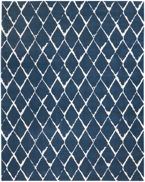 Nourison Twilight Twi15 Navy Area Rugs