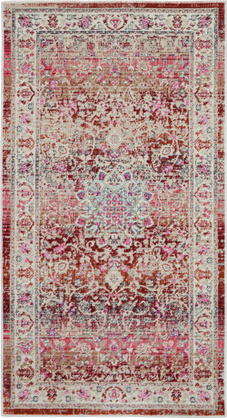 Nourison Vintage Kashan Vka01 Red Area Rugs