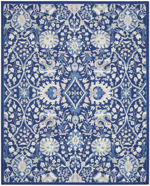 Nourison Whimsicle Whs10 Navy Multicolor Area Rugs