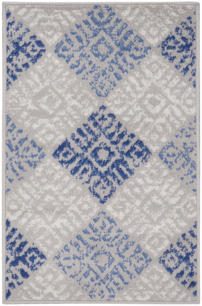 Nourison Whimsicle Whs18 Grey Blue Area Rugs