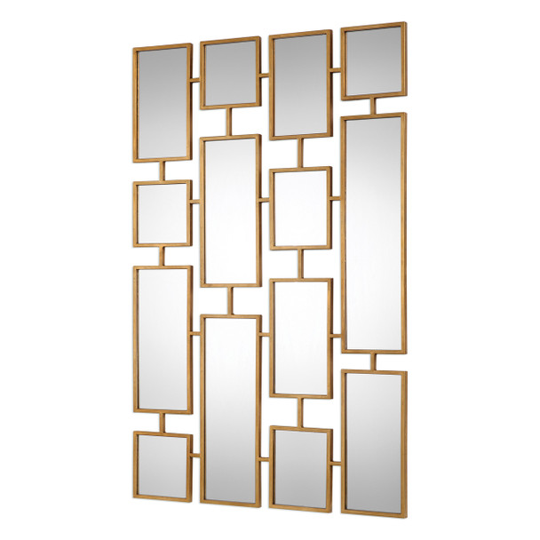 Uttermost Kennon Forged Gold Rectangles Mirror