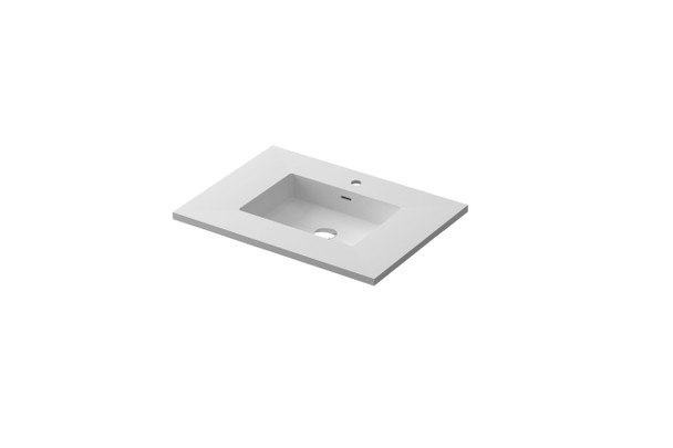 Viva Stone 30" Matte White - Solid Surface Countertop