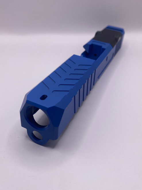 SM19 Helot NRA Blue Stripped Slide