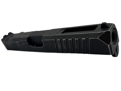 SM17 Turbo Spaceworn Complete Slide W/ Black Flush Barrel SM17 Turbo Spaceworn Complete Slide W/ Black Flush Barrel