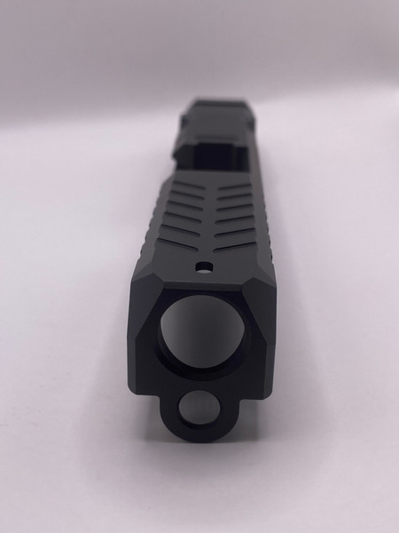 SM19 Helot Graphite Black Stripped Slide