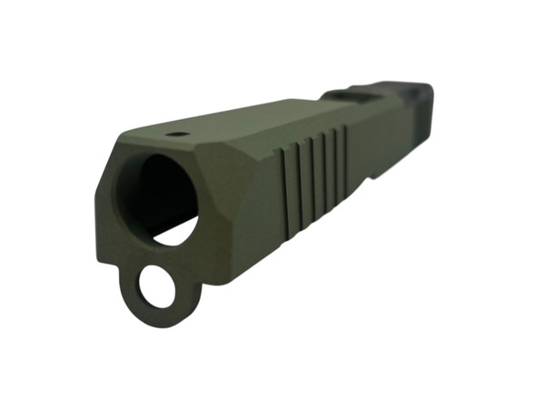 SM17 Zoom Crocodile Green Stripped Slide