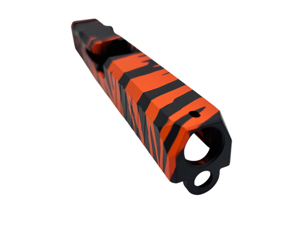 SM17 Zoom Orange Tiger Stripes Stripped Slide