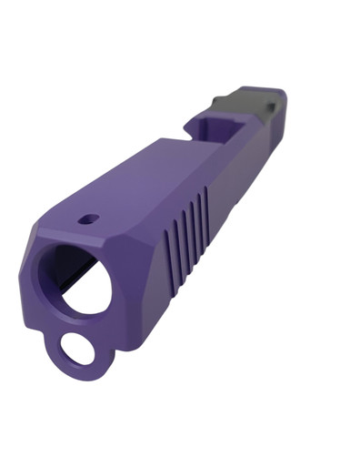 SM19 Zoom Bright Purple Stripped Slide