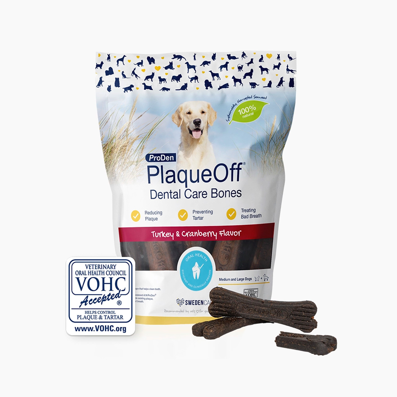 Dental Care Bones - Turkey & Cranberry Flavour