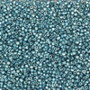 12/0 3-Cut Czech Glass Seed Beads Metallic Blue