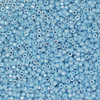 9/0 3-Cut Czech Glass Seed Beads Opaque Luster Turquoise