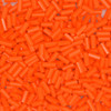 Czech Bugle Beads Size 2 Opaque Orange