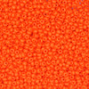 10/0 Czech Glass Seed Beads Opaque Bright Orange