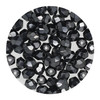 4mm Czech Fire Polished Beads Gray Hematite Metalli