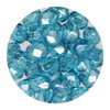 6mm Czech Fire Polished Beads Aqua Blue Luster