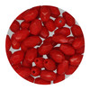 6x4mm Czech Fire Polished Beads Red Opaque