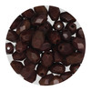 6x4mm Czech Fire Polished Beads Brown Opaque