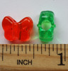 Butterfly Beads Black Opaque 13mm Pack/50