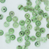 Glass Round Beads Pale Green Transparent 6mm pk/50