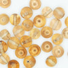 Glass Round Beads Rose Pink Transparent 8mm pk/30