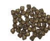 9mm Mushroom Gold Metalized Plastic Beads Pk/40