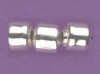 7x8mm Barrel Silver Sterling Silver Beads Pk/1