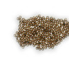 2.5mm Smooth Round Gold Metalized Plastic Beads Pk/200