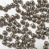 3mm Corrugated Round Silver Plated Metal Beads Pk/100