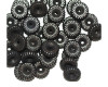 10mm Ripple Ring Pewter Metalized Plastic Beads Pk/40
