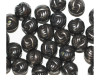 10mm Knot Pewter Metalized Plastic Beads Pk/30