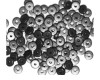1x5mm Heishi Pewter Metalized Plastic Beads Pk/125